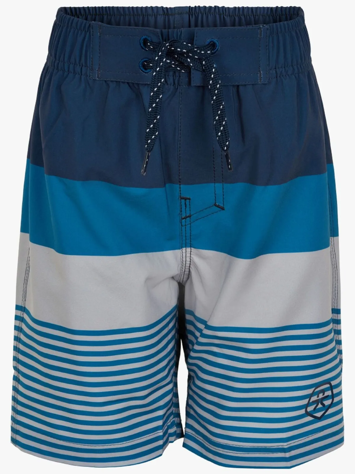 Børn ColorKids Uv & Strand-Color Kids Badeshorts, Blå/Hvid