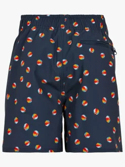 Børn ColorKids Uv & Strand-Color Kids Badeshorts, Rød/Blå/Mønstret