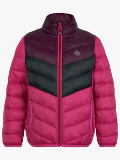 Børn ColorKids Color Kids Dynejakke, Pink Peacock