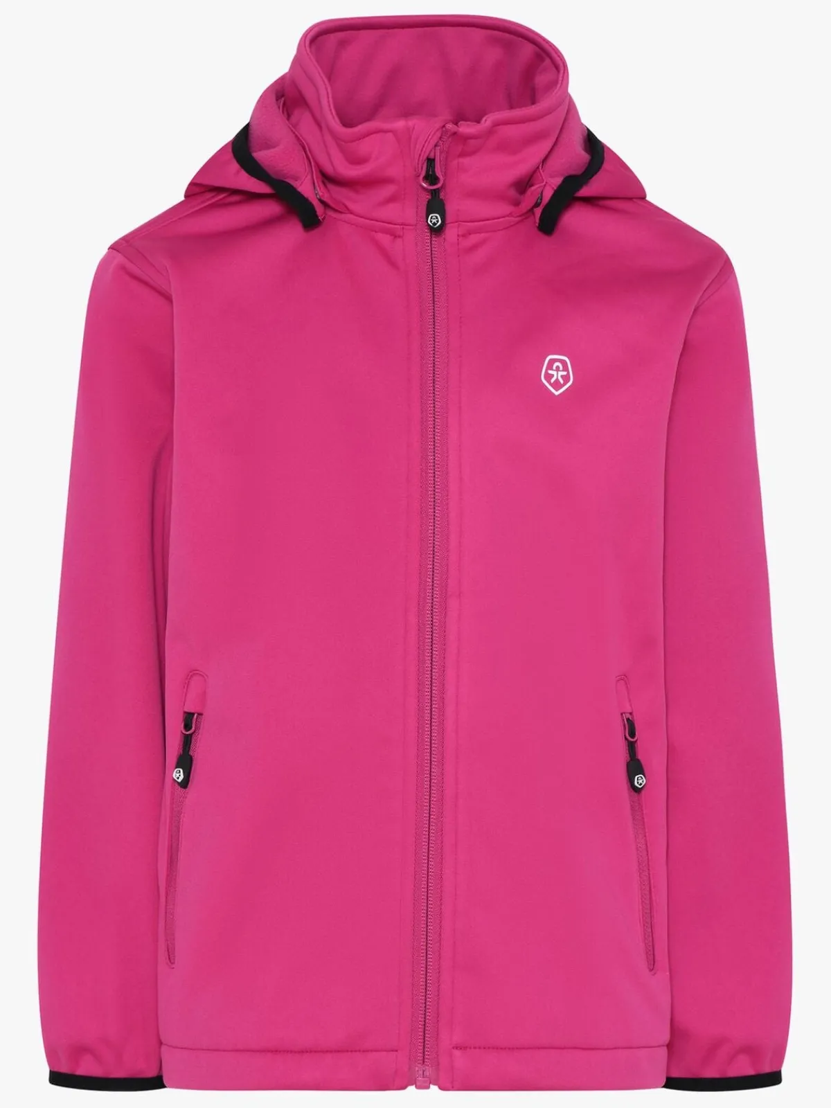 Børn ColorKids Overtøj-Color Kids Foret Softshelljakke, Festival Fuchsia