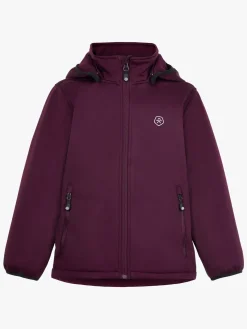 Overtøj|ColorKids Color Kids Foret Softshelljakke, Potent Purple