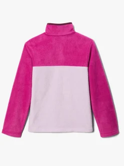 Fleecetøj|Columbia Steens Snap Fleecetrøje, Aura/Wild Fuchsia Lyserød