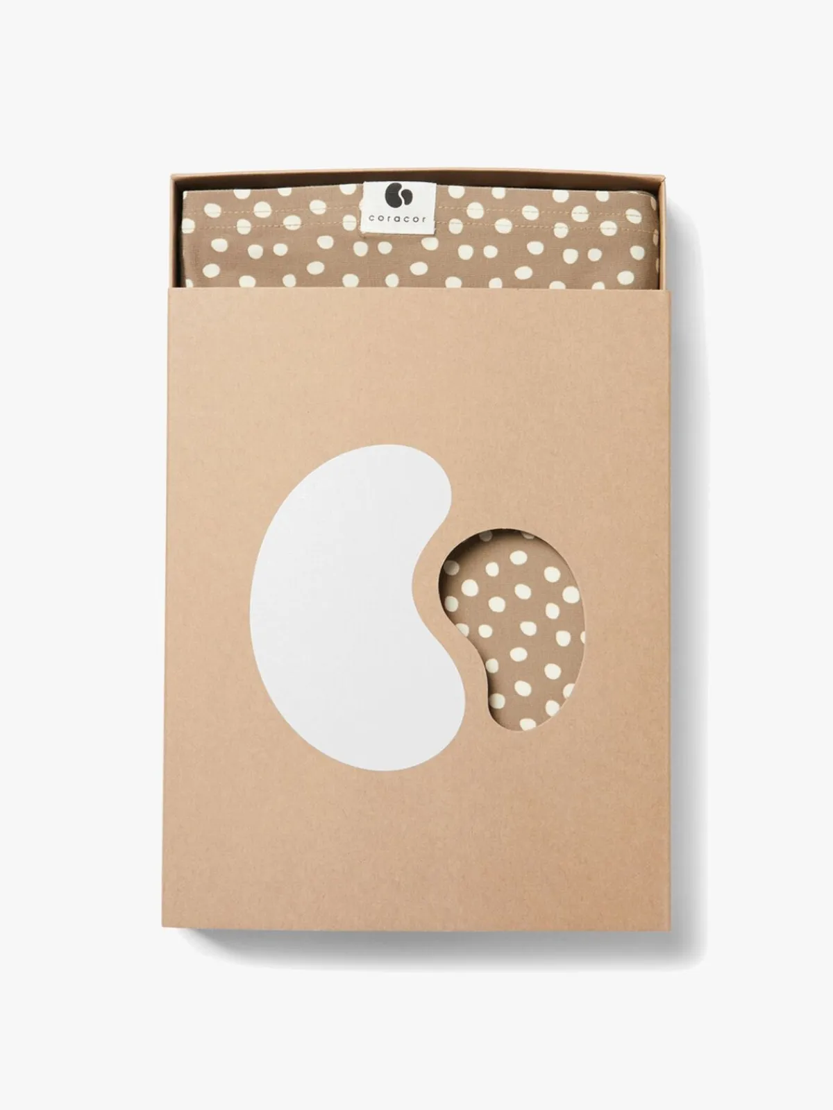 Coracor Strækvikle Big Dot, Taupe