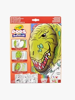 Kreativt Legetøj|Crayola Pops 3D Skitseblok - Dinosaur