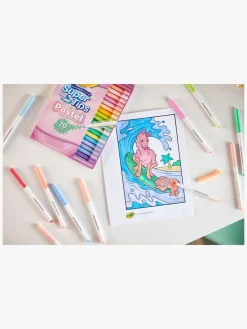 Crayola Super Tips Fiberpenne Pastel 20-pak