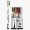CreativCompany Creativ Company Chalk Markers Afdæmpede Farver 5 stk.