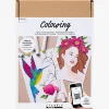 CreativCompany Kreativt Legetøj-Creativ Company DIY-startsæt til Farvelægning med Tusser
