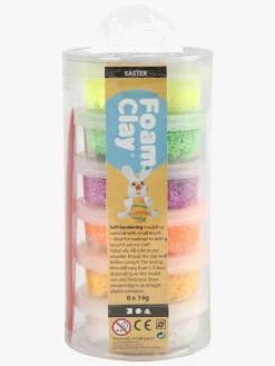 CreativCompany Creativ Company Foam Clay Spring Lufttørrende Ler 6-pak