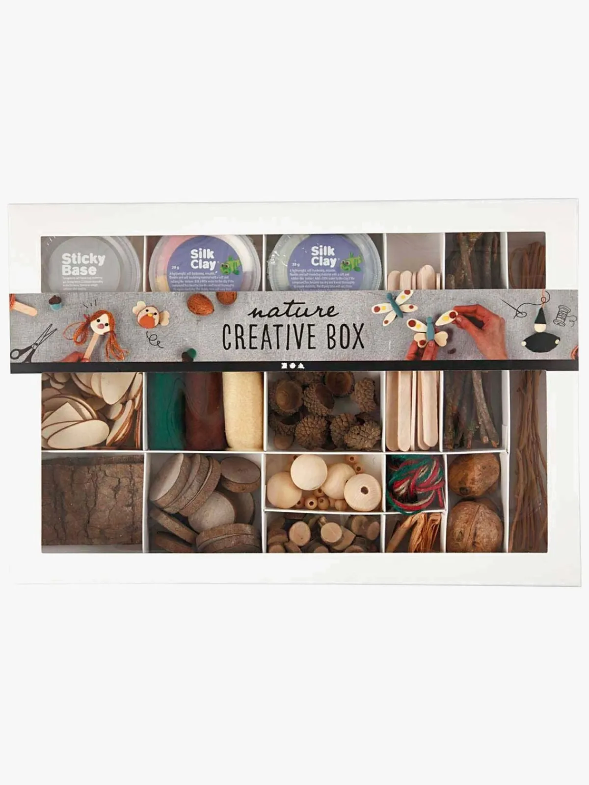 CreativCompany Creativ Company Kreativ Æske Kreasæt Natur