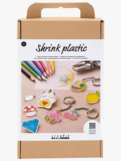 CreativCompany Creativ Company Krympeplast DIY Sæt Pins og Nøgleringe
