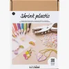 CreativCompany Kreativt Legetøj-Creativ Company  Krympeplast DIY Sæt Øreringe og Halskæder
