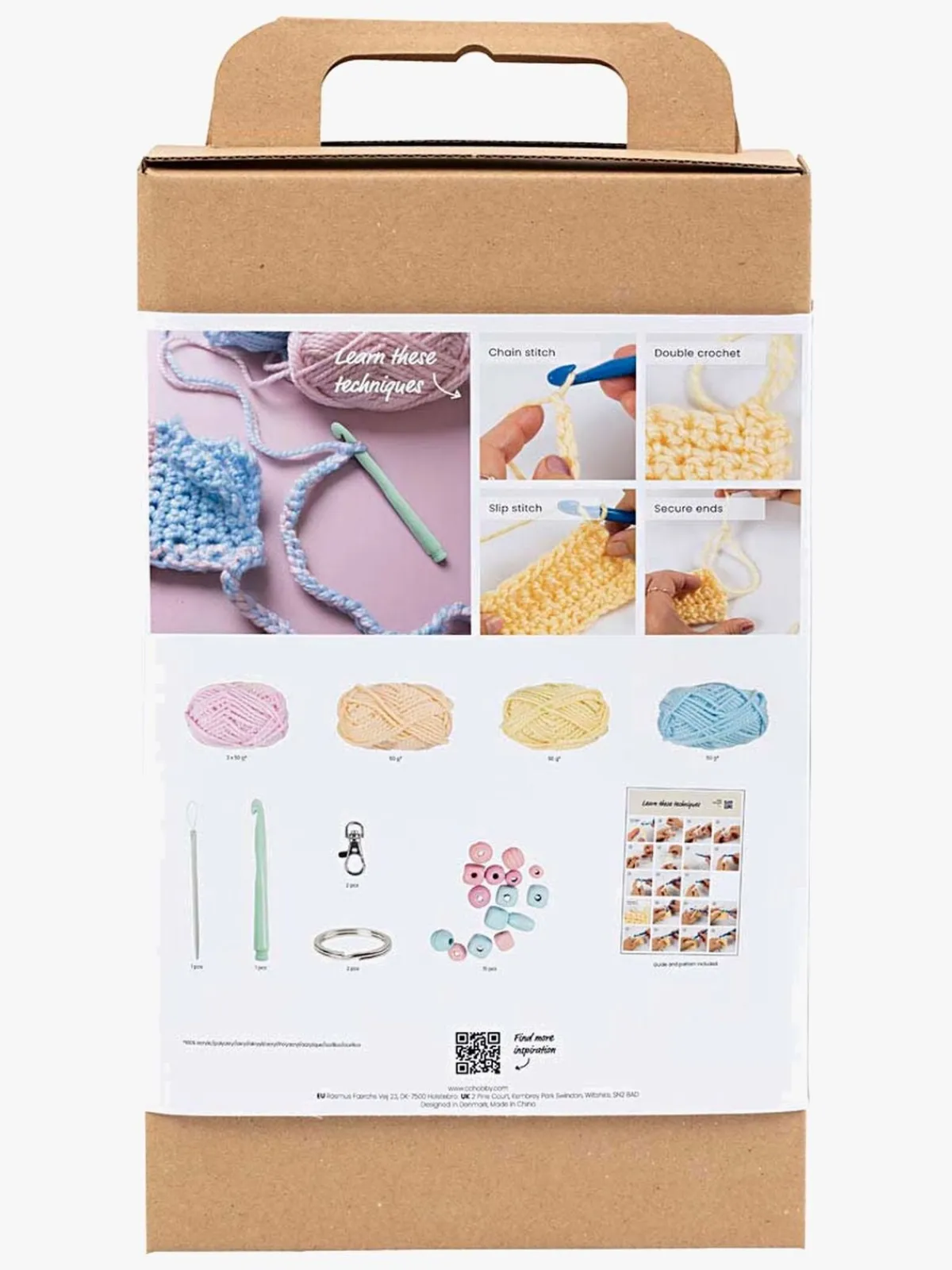 CreativCompany Creativ Company Startkit DIY-sæt Hækling Tasker
