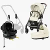 Cybex BALIOS S Lux Duovogn inkl. Beemoo Route i-Size & Base, Seashell Beige/Black Stone