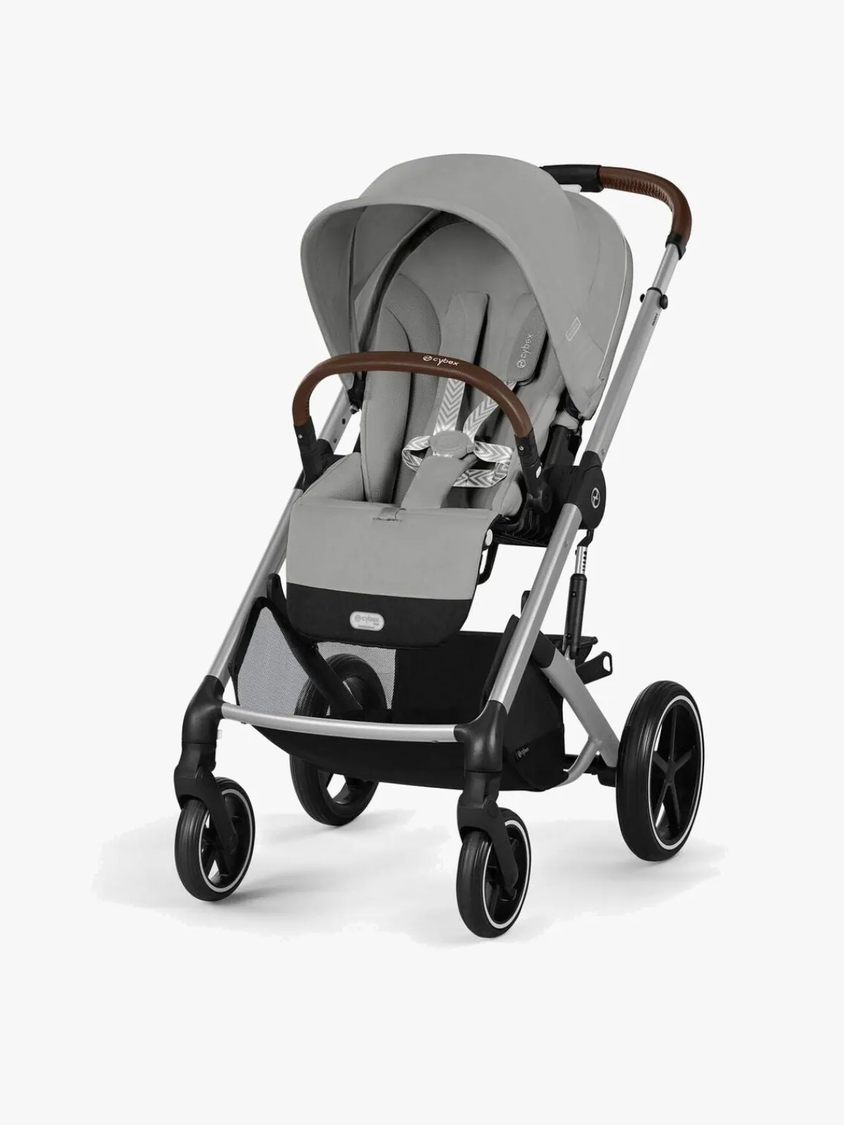 Cybex Duo- & Kombivogne-BALIOS S Lux Duovogn, Stone Grey/Silver