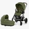 Cybex Duo- & Kombivogne-BALIOS S Lux Duovogn, Taupe/Moss Green