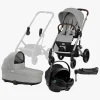 Cybex Duo- & Kombivogne-BALIOS S Lux Duovogn inkl. Axkid GOKID Babyautostol & Base, Stone Grey