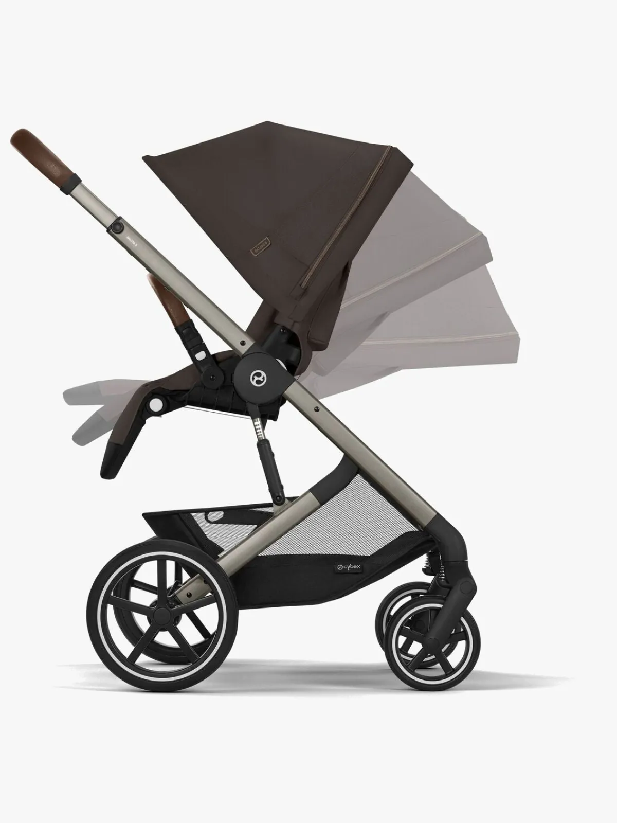 Cybex Klapvogne-BALIOS S Lux Klapvogn, Taupe/Chocolate Brown