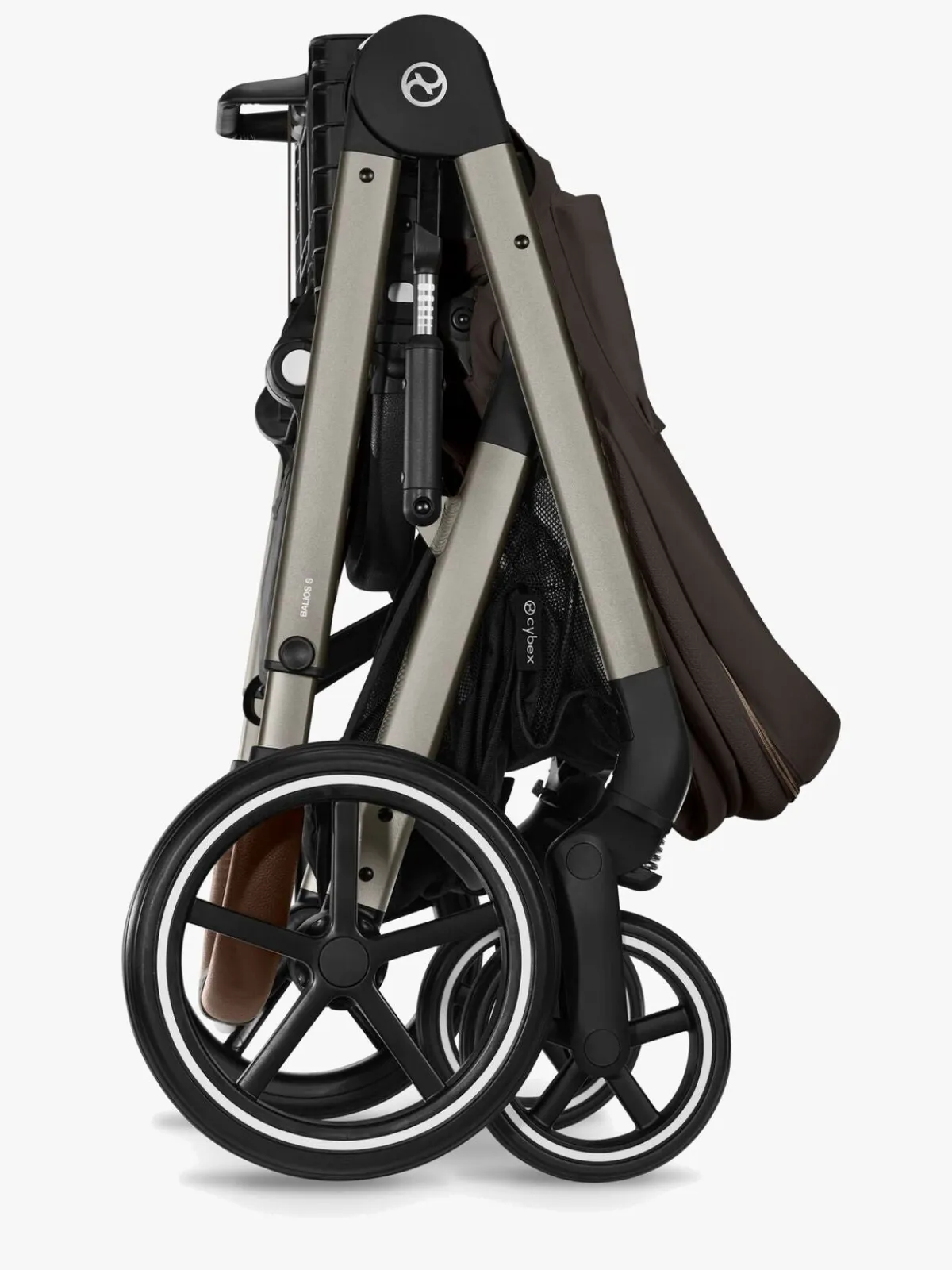 Cybex Klapvogne-BALIOS S Lux Klapvogn, Taupe/Chocolate Brown