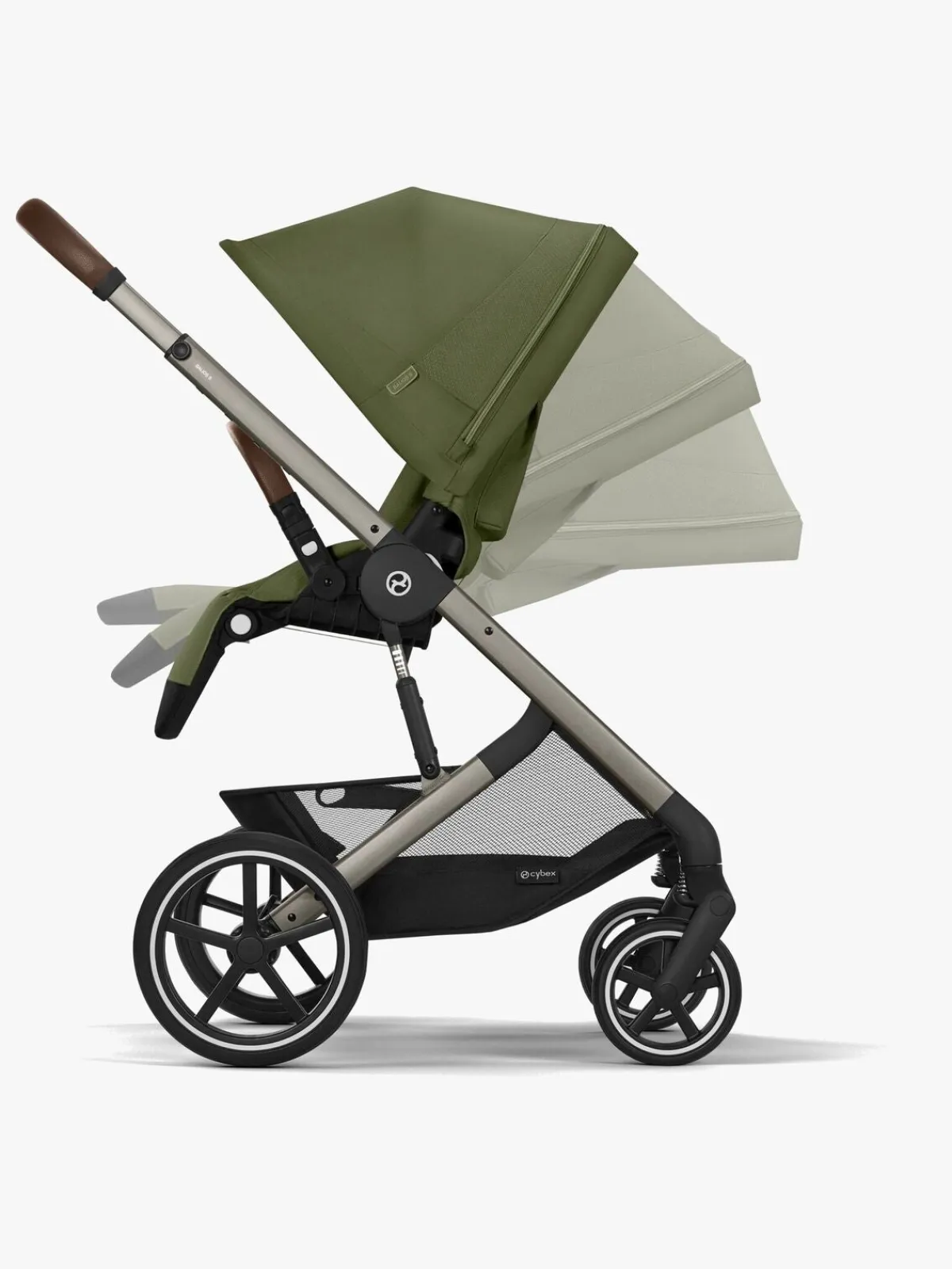 Cybex Klapvogne-BALIOS S Lux Klapvogn, Taupe/Moss Green