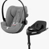 Autostole 0-13 Kg|Cybex Cloud G i-Size Plus Autostol Baby inkl. Base G, Stone Grey