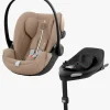 Cybex Autostole 0-13 Kg-Cloud G i-Size Plus Autostol Baby inkl. Base G, Almond Beige