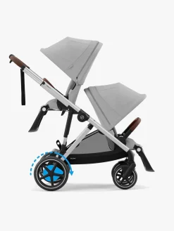 Klapvogne|Cybex e-GAZELLE S Klapvogn, Stone Grey/Silver