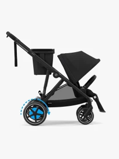 Klapvogne|Cybex e-GAZELLE S Klapvogn, Moon Black/Black