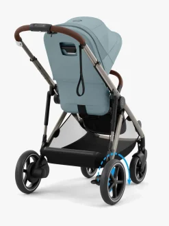 Klapvogne|Cybex e-GAZELLE S Klapvogn, Stormy Blue/Taupe