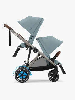 Klapvogne|Cybex e-GAZELLE S Klapvogn, Stormy Blue/Taupe
