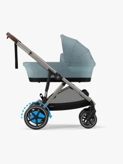Klapvogne|Cybex e-GAZELLE S Klapvogn, Stormy Blue/Taupe