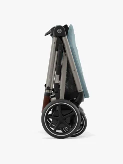 Klapvogne|Cybex e-GAZELLE S Klapvogn, Stormy Blue/Taupe