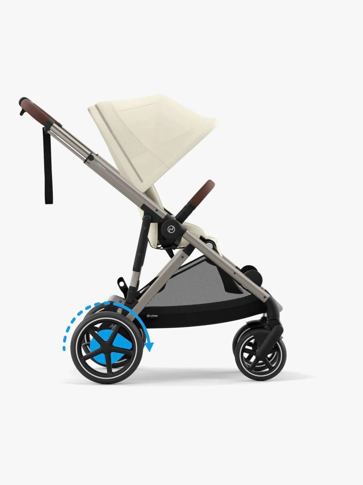Cybex Klapvogne-e-GAZELLE S Klapvogn, Seashelle Beige/Taupe