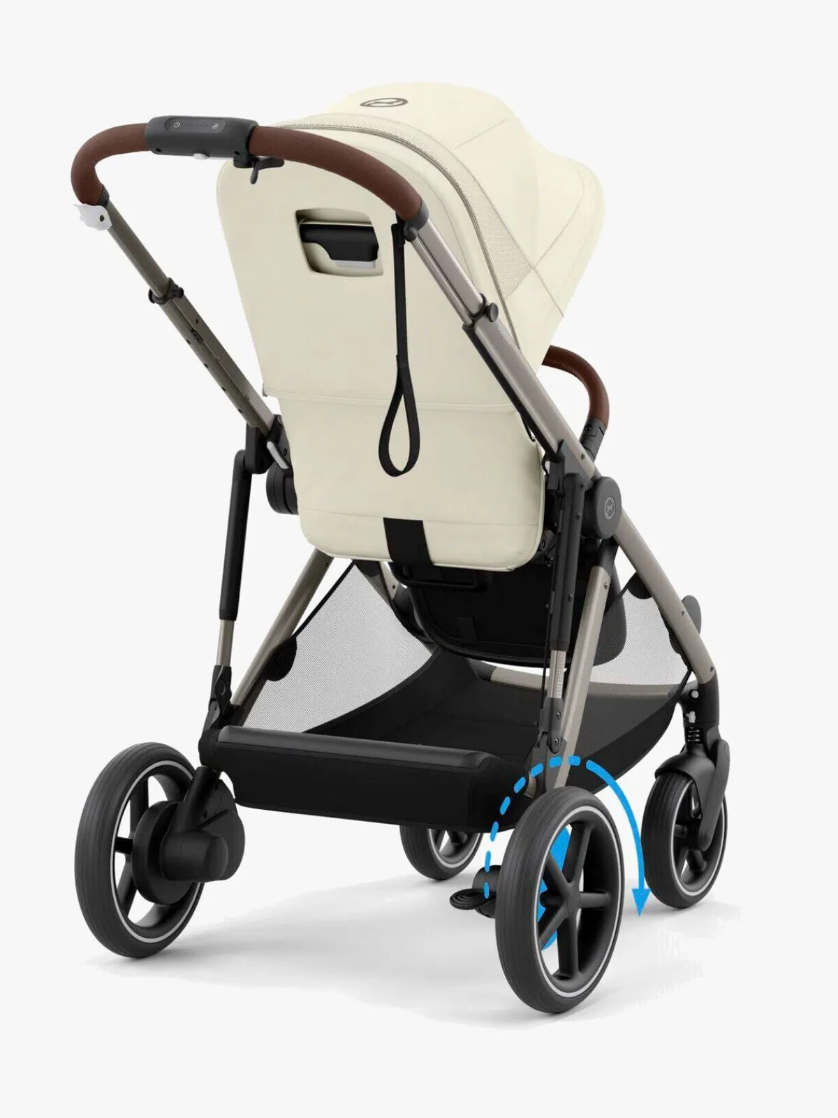 Cybex Klapvogne-e-GAZELLE S Klapvogn, Seashelle Beige/Taupe