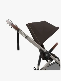 Klapvogne|Cybex e-GAZELLE S Klapvogn, Taupe/Chocolate Brown Brun