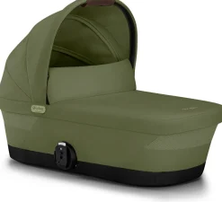 Søskendevogne|Cybex e-Gazelle S Søskendevogn inkl. Liggedel, Moss Green/Taupe