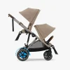 Cybex Søskendevogne-e-Gazelle S Søskendevogn, Almond Beige/Taupe