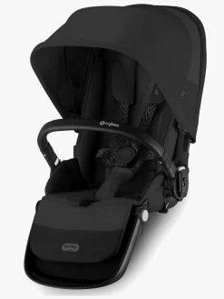 Søskendevogne|Cybex e-Gazelle S Søskendevogn inkl. Liggedel, Moon Black/Black