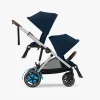 Cybex Søskendevogne-e-Gazelle S Søskendevogn, Ocean Blue/Silver