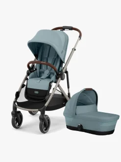 Duo- & Kombivogne|Cybex e-GAZELLE S Duovogn, Stormy Blue/Taupe