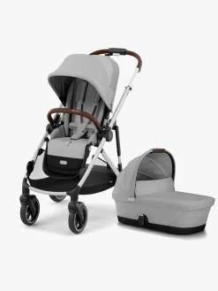 Duo- & Kombivogne|Cybex e-GAZELLE S Duovogn, Stone Grey/Silver
