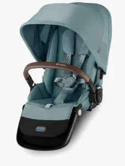 Cybex Søskendevogne-e-Gazelle S Søskendevogn inkl. Liggedel, Stormy Blue/Taupe
