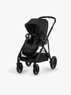 Vognpakker|Autostolspakker|Cybex GAZELLE S Duovogn inkl. Aton B2 i-Size Autostol Baby inkl. Base, Moon Black/Black