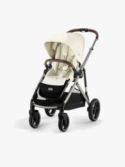 Autostolspakker|Cybex GAZELLE S Duovogn inkl. Aton B2 i-Size Autostol Baby inkl. Base, Seashell Beige/Taupe