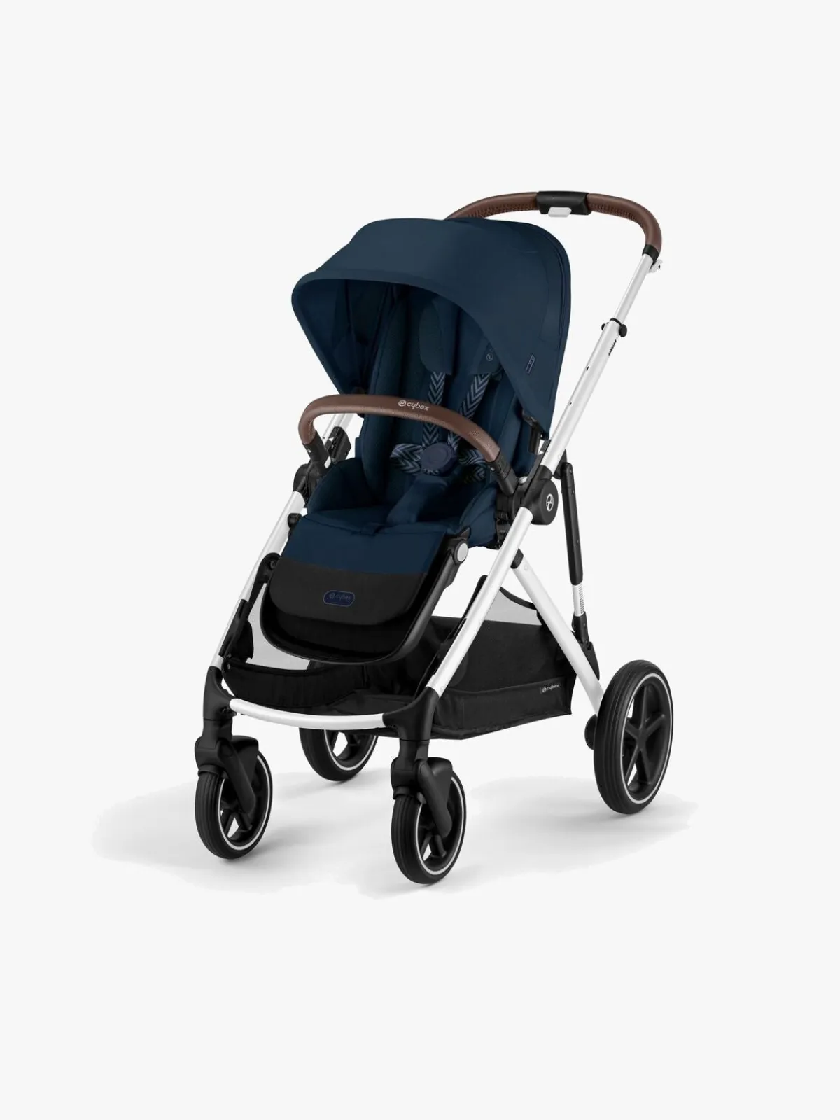 Vognpakker|Cybex GAZELLE S Duovogn inkl. Beemoo Route i-Size Autostol Baby & ISOFIX Base, Ocean Blue/Mineral Grey