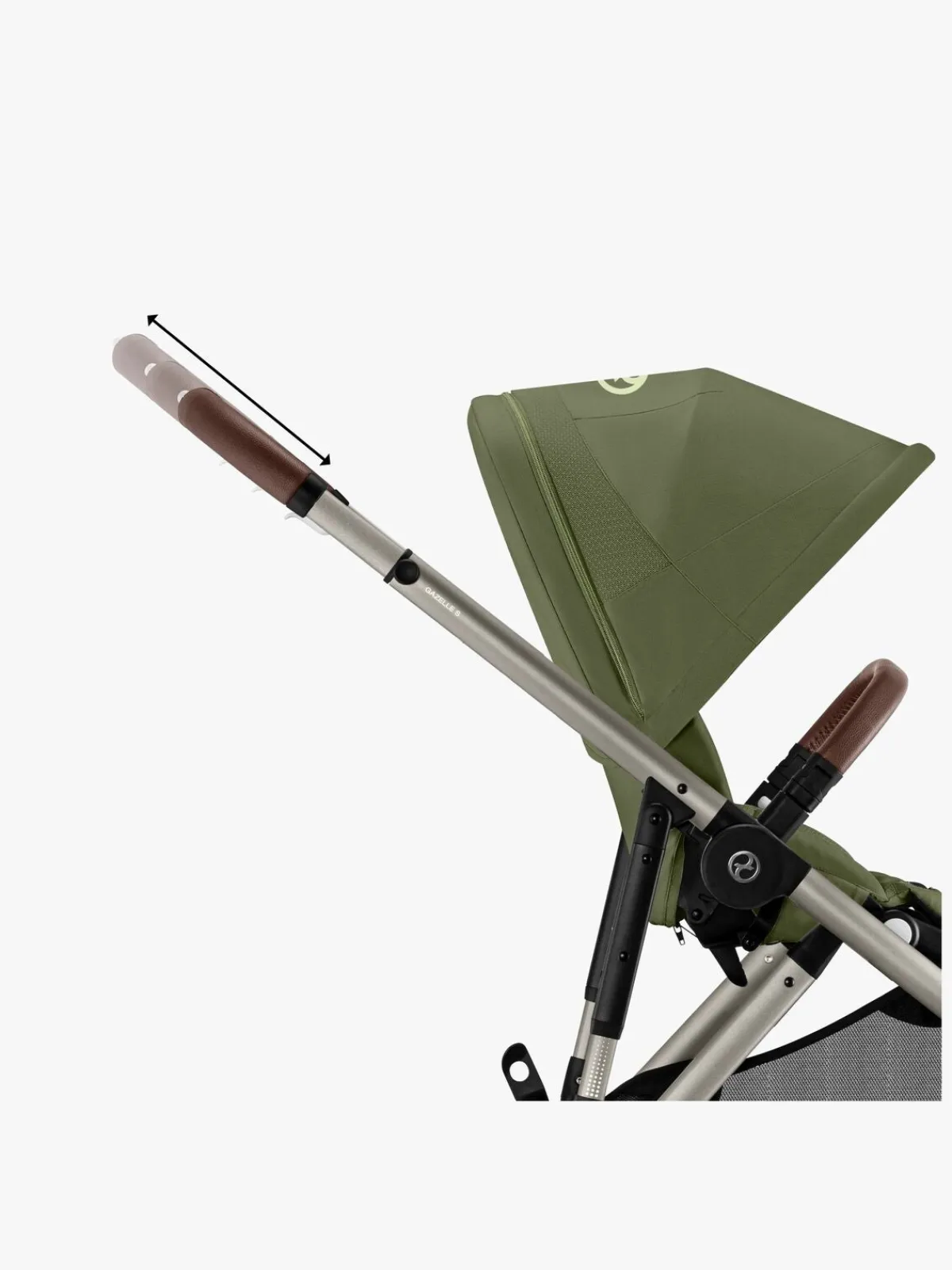 Cybex Klapvogne-GAZELLE S Klapvogn, Taupe/Moss Green