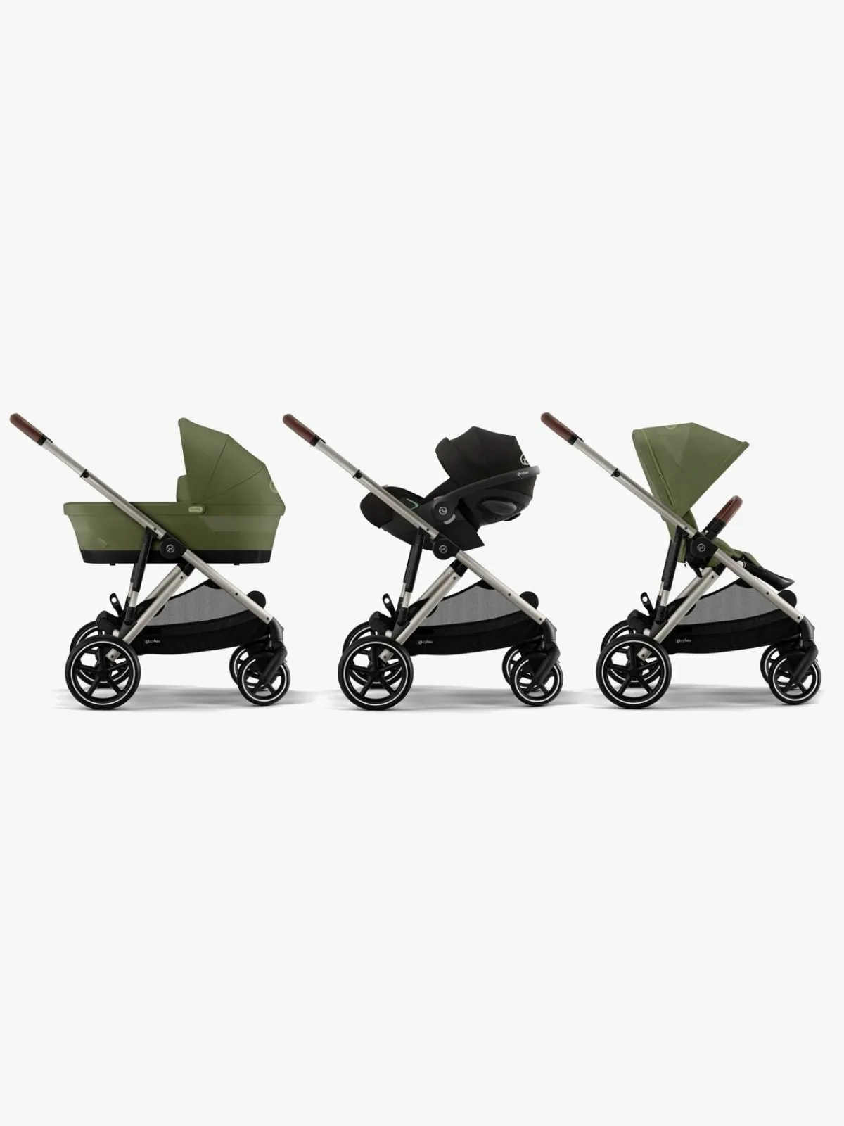 Cybex Klapvogne-GAZELLE S Klapvogn, Taupe/Moss Green