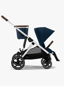 Cybex Klapvogne-GAZELLE S Klapvogn, Ocean Blue/Silver