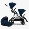 Cybex Søskendevogne-GAZELLE S Søskendevogn, Ocean Blue/Silver