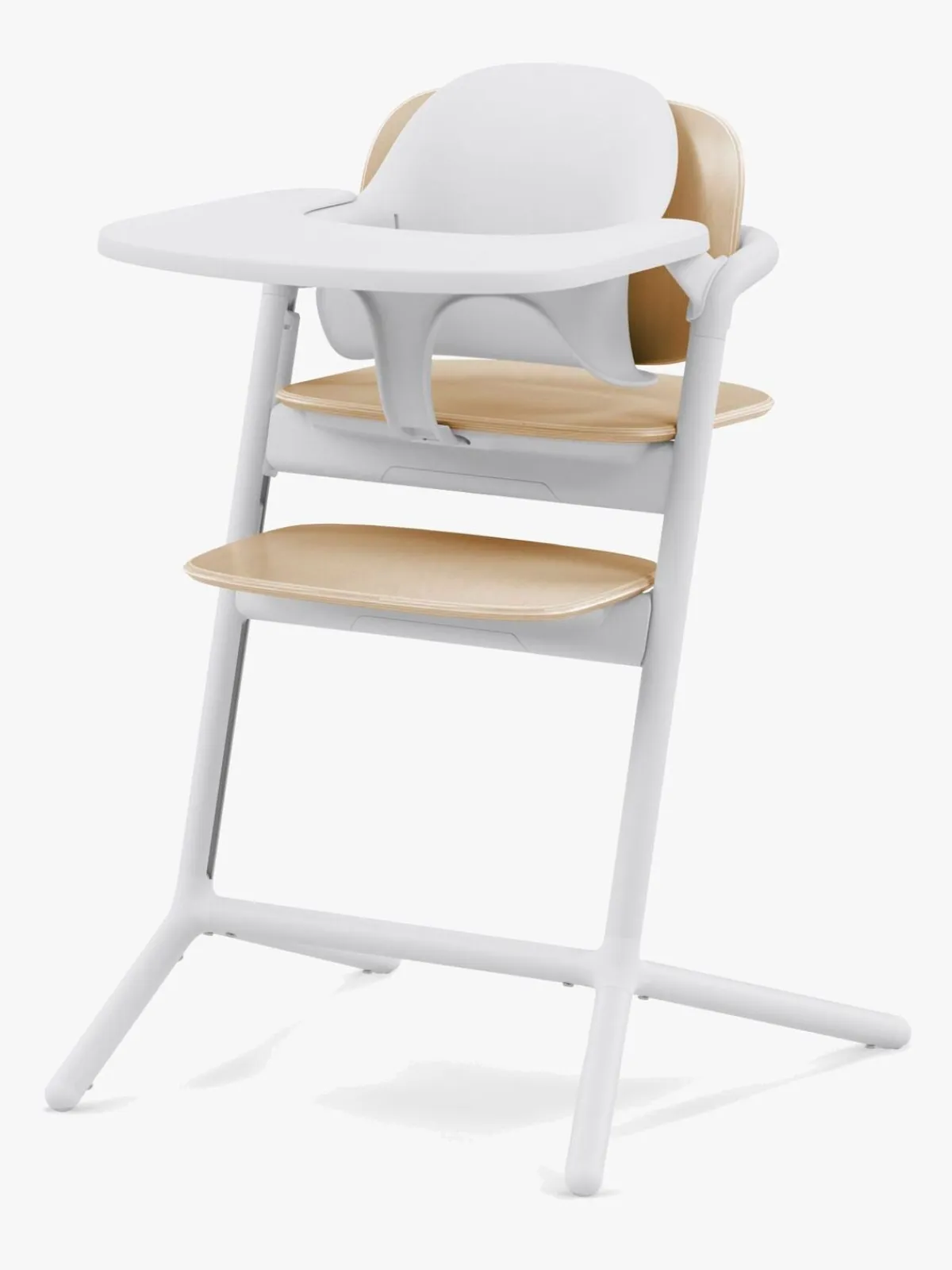 Cybex Højstole & Tilbehør-Lemo 3-in-1 Højstol inkl. Babysæt og Bakke, Sand White