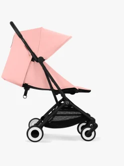 Rejseklapvogne|Cybex ORFEO Klapvogn, Black/Candy Pink Lyserød